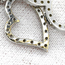 ノンブランド NON BRAND ダイヤ ハート ペンダント ホワイトゴールド K18WG ダイヤモンド ネックレス 18K 18金 WG ダイヤ ハートモチーフ