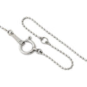 ノンブランド NON BRAND ダイヤ ハート ペンダント ホワイトゴールド K18WG ダイヤモンド ネックレス 18K 18金 WG ダイヤ ハートモチーフ