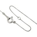 ノンブランド NON BRAND ダイヤ ペンダント プラチナシルバー Pt900 ダイヤモンド Pt850(チェーン) ネックレス 1P 1石 1粒