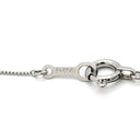 ノンブランド NON BRAND ダイヤ ペンダント プラチナシルバー Pt900 ダイヤモンド Pt850(チェーン) ネックレス 1P 1石 1粒