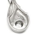 ノンブランド NON BRAND ダイヤ ペンダント プラチナシルバー Pt900 ダイヤモンド Pt850(チェーン) ネックレス 1P 1石 1粒