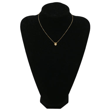 ノンブランド NON BRAND ダイヤペンダント イエローゴールド K18YG ダイヤモンド ネックレス 18K 1P 1石 1粒 ダイヤモンド 0.24ct ベネチアンチェーン