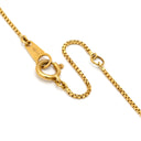 ノンブランド NON BRAND ダイヤペンダント イエローゴールド K18YG ダイヤモンド ネックレス 18K 1P 1石 1粒 ダイヤモンド 0.24ct ベネチアンチェーン