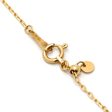 ノンブランド NON BRAND ダイヤ ペンダント プラチナシルバー K18YG ダイヤモンド ネックレス Au750 18K 18金 1P 1石 1粒 ソリティア ラウンド アズキチェーン プリンセスサイズ