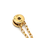 ノンブランド NON BRAND ダイヤ ペンダント プラチナシルバー K18YG ダイヤモンド ネックレス Au750 18K 18金 1P 1石 1粒 ソリティア ラウンド アズキチェーン プリンセスサイズ