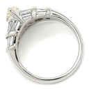 ノンブランド NON BRAND ダイヤリング プラチナシルバー Pt900 ダイヤモンド リング 指輪 マーキスカット ダイヤモンド 13号