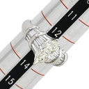 ノンブランド NON BRAND ダイヤリング プラチナシルバー Pt900 ダイヤモンド リング 指輪 マーキスカット ダイヤモンド 13号