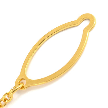 ノンブランド NON BRAND パール タイピン セット ホワイト×イエローゴールド K18YG GP(バックピン) カフス K18YG Au750 18K 18金 あこや アコヤ 真珠 タイタック ピンズ