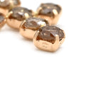 ノンブランド NON BRAND クロス ダイヤモンド ピンクゴールド K18PG ダイヤモンド ネックレス 十字架 Au750 18K 18金 PG