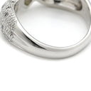 ノンブランド NON BRAND ダイヤ 1ct リング プラチナシルバー Pt900 ダイヤモンド リング 指輪 ファンシーカット リボン デザインリング プラチナ900 14.5号