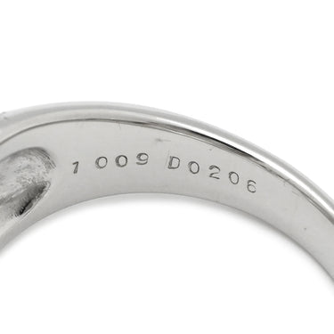 ノンブランド NON BRAND ダイヤ 1ct リング プラチナシルバー Pt900 ダイヤモンド リング 指輪 ファンシーカット リボン デザインリング プラチナ900 14.5号