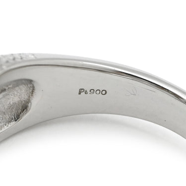 ノンブランド NON BRAND ダイヤ 1ct リング プラチナシルバー Pt900 ダイヤモンド リング 指輪 ファンシーカット リボン デザインリング プラチナ900 14.5号