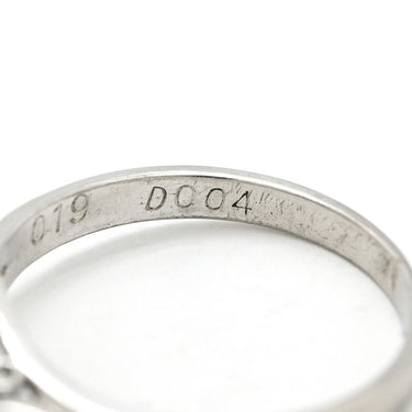 ノンブランド NON BRAND ルビー 0.19ct ダイヤリング プラチナシルバー Pt900 ルビー ダイヤモンド リング 指輪 レッド 赤 1石 オーバルミックスカット ダイヤモンド 4Pダイヤ 9号