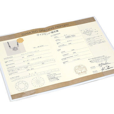 ノンブランド NON BRAND ダイヤ ペンダント プラチナシルバー Pt850 ダイヤモンド ネックレス 1P 1石 1粒 6本爪 ダイヤモンド