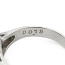 ノンブランド NON BRAND キャッツアイ2.1ct ダイヤリング プラチナシルバー Pt900 クリソベリルキャッツアイ ダイヤモンド リング 指輪 猫目石 緑褐色 PM900 テーパーダイヤ 7号