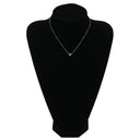 ノンブランド NON BRAND ダイヤ ペンダント プラチナシルバー Pt850 ダイヤモンド ネックレス プラチナム 1P 1石 1粒 フラワーモチーフ 花