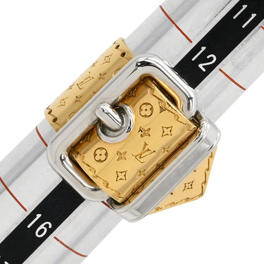 ルイヴィトン LOUIS VUITTON ナノグラム ベルトモチーフ リング M64705 ゴールド×シルバー GP 14038 リング 指輪 モノグラム 14号