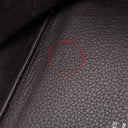 エルメス HERMES ピコタン MM エベーヌ トリヨンクレマンス ハンドバッグ シルバー金具 こげ茶