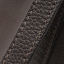 エルメス HERMES ピコタン MM エベーヌ トリヨンクレマンス ハンドバッグ シルバー金具 こげ茶