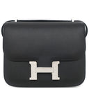 エルメス HERMES コンスタンスミニ 3 ブラック ヴォーエプソン ショルダーバッグ シルバー金具 黒