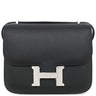 エルメス HERMES コンスタンスミニ 3 ブラック ヴォーエプソン ショルダーバッグ シルバー金具 黒