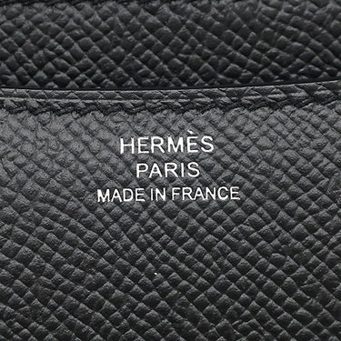 エルメス HERMES コンスタンスミニ 3 ブラック ヴォーエプソン ショルダーバッグ シルバー金具 黒