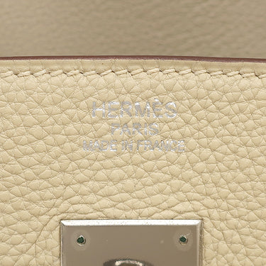エルメス HERMES バーキン35 パーシュマン トゴ ハンドバッグ シルバー金具