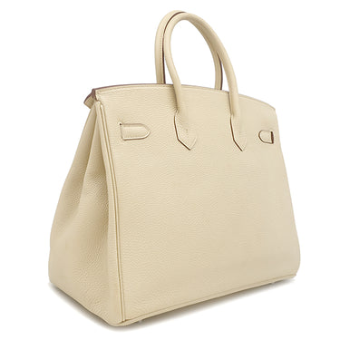 エルメス HERMES バーキン35 パーシュマン トゴ ハンドバッグ シルバー金具