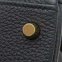 エルメス HERMES ケリータッチ28 内縫い ブラック トゴ ニロティカス 2WAYバッグ ゴールド金具 黒 クロコ