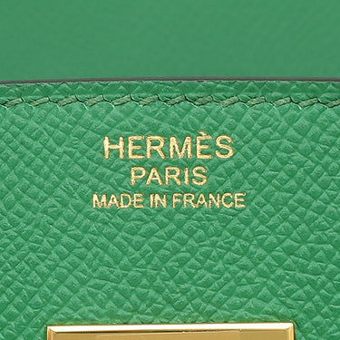 エルメス HERMES バーキン30 カクタス ヴォーエプソン ハンドバッグ ゴールド金具 緑
