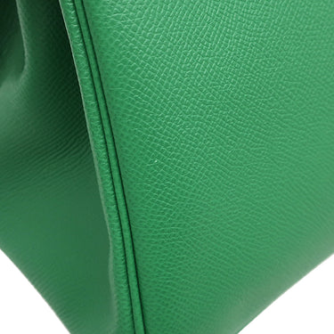 エルメス HERMES バーキン30 カクタス ヴォーエプソン ハンドバッグ ゴールド金具 緑