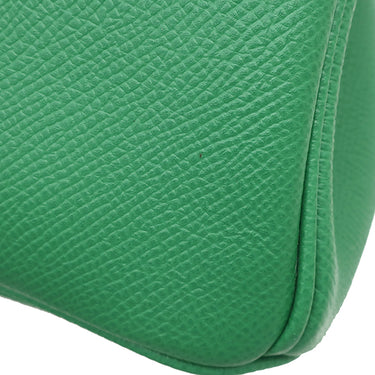 エルメス HERMES バーキン30 カクタス ヴォーエプソン ハンドバッグ ゴールド金具 緑