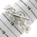 エルメス HERMES シェーヌダンクル PM シルバー シルバー925 ネックレス スターリングシルバー AG925 43コマ 2連ブレスレット