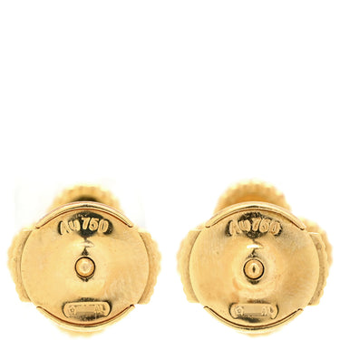 ヴァンクリーフアーペル Van Cleef & Arpels スウィート アルハンブラ VCARA44900 ブラック×イエローゴールド K18YG オニキス ピアス 黒 750YG 18K