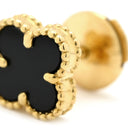 ヴァンクリーフアーペル Van Cleef & Arpels スウィート アルハンブラ VCARA44900 ブラック×イエローゴールド K18YG オニキス ピアス 黒 750YG 18K