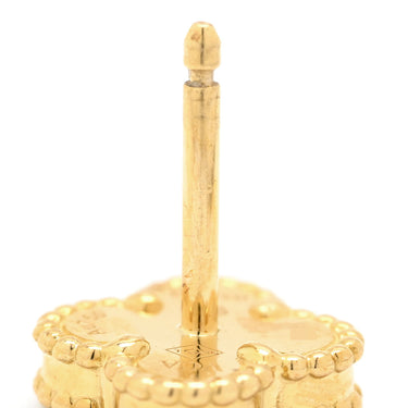 ヴァンクリーフアーペル Van Cleef & Arpels スウィート アルハンブラ VCARA44900 ブラック×イエローゴールド K18YG オニキス ピアス 黒 750YG 18K