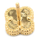 ヴァンクリーフアーペル Van Cleef & Arpels スウィート アルハンブラ VCARA44900 ブラック×イエローゴールド K18YG オニキス ピアス 黒 750YG 18K