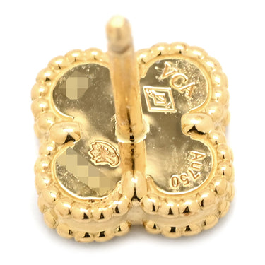 ヴァンクリーフアーペル Van Cleef & Arpels スウィート アルハンブラ VCARA44900 ブラック×イエローゴールド K18YG オニキス ピアス 黒 750YG 18K