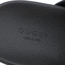 グッチ GUCCI パデット ウェブ スライドサンダル グリーン×レッド×ブラック ナイロン ラバー #36 サンダル 緑 赤 黒 シャワーサンダル