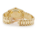 腕時計 ロレックス ROLEX デイデイト 36 118238 P番 自動巻き メンズ メーカーOH済 P番 K18YG無垢 グリーン バー フルーテッドベゼル