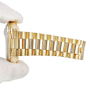 腕時計 ロレックス ROLEX デイデイト 36 118238 P番 自動巻き メンズ メーカーOH済 P番 K18YG無垢 グリーン バー フルーテッドベゼル