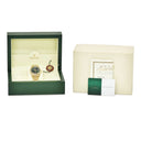 腕時計 ロレックス ROLEX デイデイト 36 118238 P番 自動巻き メンズ メーカーOH済 P番 K18YG無垢 グリーン バー フルーテッドベゼル