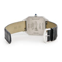 腕時計 カルティエ Cartier サントス デュモン LM W2SA0025 手巻き メンズ K18PG×SS コンビ ギョウシェ アラビア 限定