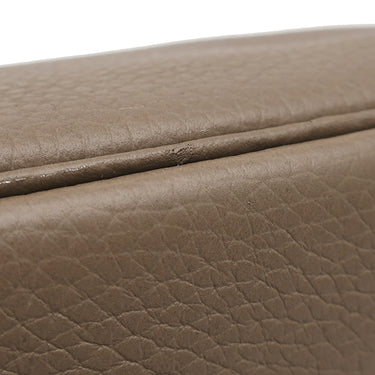 エルメス HERMES ピコタンロックMM エトゥープ トリヨンクレマンス ハンドバッグ シルバー金具 グレージュ