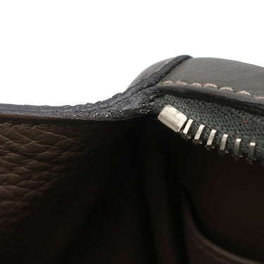 エルメス HERMES リンディ30 ヴェルソ グラファイト×エトゥープ トリヨンクレマンス 2WAYバッグ シルバー金具 グレージュ