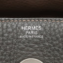 エルメス HERMES リンディ30 ヴェルソ グラファイト×エトゥープ トリヨンクレマンス 2WAYバッグ シルバー金具 グレージュ