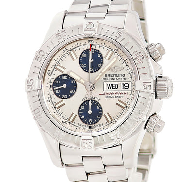 腕時計 ブライトリング BREITLING スーパーオーシャン クロノグラフ デイデイト A111G00PRS A13340 自動巻き メンズ 逆回転防止ベゼル