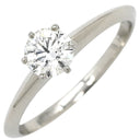 ティファニー Tiffany & Co プラチナシルバー プラチナ ダイヤモンド リング 指輪 T&Co. プラチナム 1P 1石 1粒 ダイヤ エンゲージ ブライダル 7号