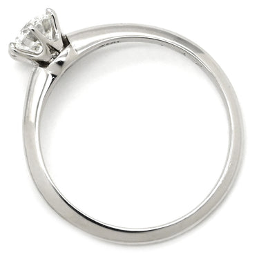 ティファニー Tiffany & Co プラチナシルバー プラチナ ダイヤモンド リング 指輪 T&Co. プラチナム 1P 1石 1粒 ダイヤ エンゲージ ブライダル 7号