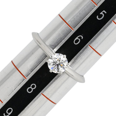 ティファニー Tiffany & Co プラチナシルバー プラチナ ダイヤモンド リング 指輪 T&Co. プラチナム 1P 1石 1粒 ダイヤ エンゲージ ブライダル 7号